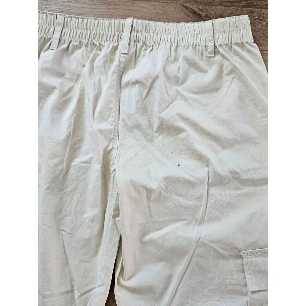 Art Class Cream Utility Cargo Pants Size XL